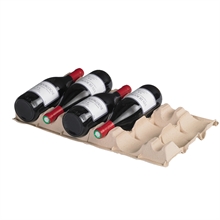Calage 6 bouteilles de vin Bourgogne - bords relevés